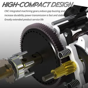 Solaking-UlTralight Baitcasting Reel, saltwater fishing spool, 10 + 1bb, 4kg power, hicc50, BFS, 7.1, 8.1 Gear Ratio, 136g 10 Main BFS Reel Sales - №8