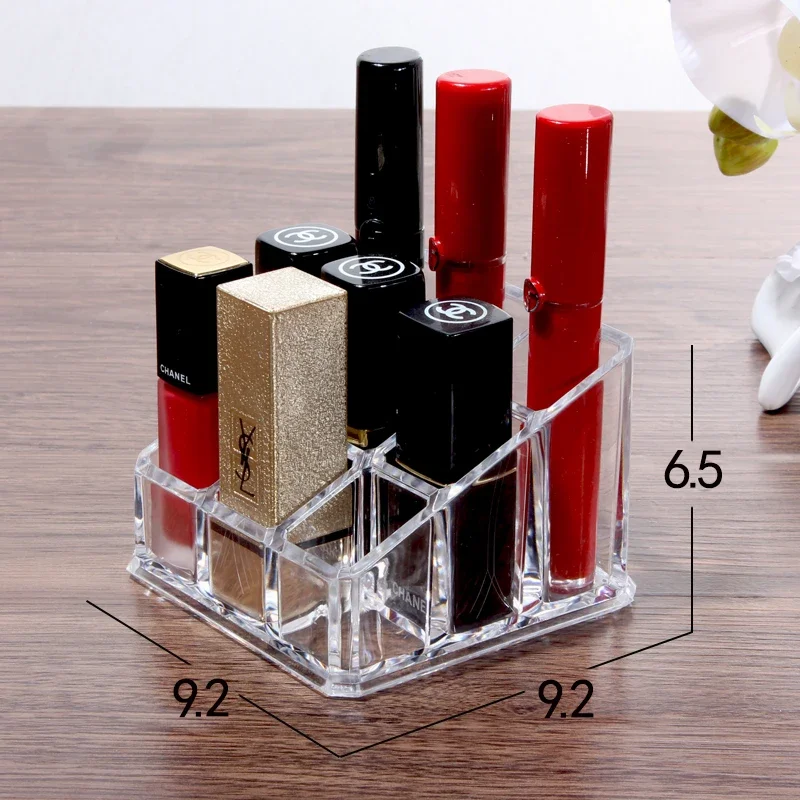 

Transparent Lipstick Storage Box, Cosmetics and Skin Care Products storage box, Desktop organizer rack