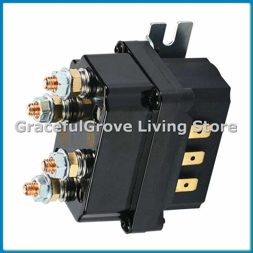12V Winch Rocker Switch Thumb 250A Solenoid Relay Contactor Winches for ATV UTV-A79U