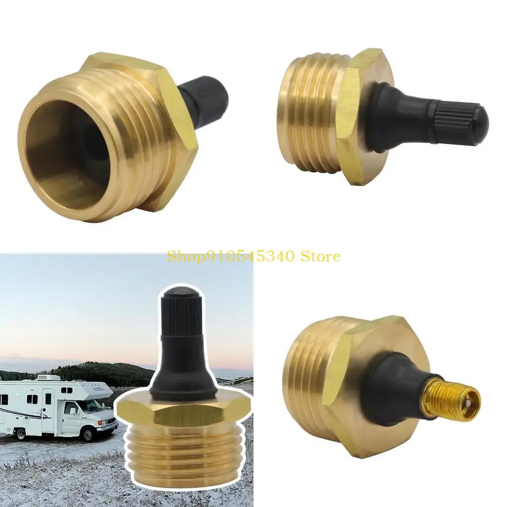 

U2ja Brass Sprinkler Blowout Продувка с клапанами эффективно выдувать адаптерную систему спринклерной системы для трейлера