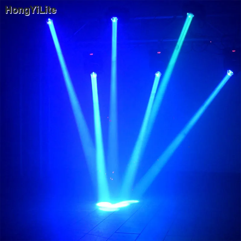 HongYiLite LED 100W Moving Head Light DMX512 Beam 8 Face Prism Gobo For Stage Light Party Dance Disco Bar Music Show