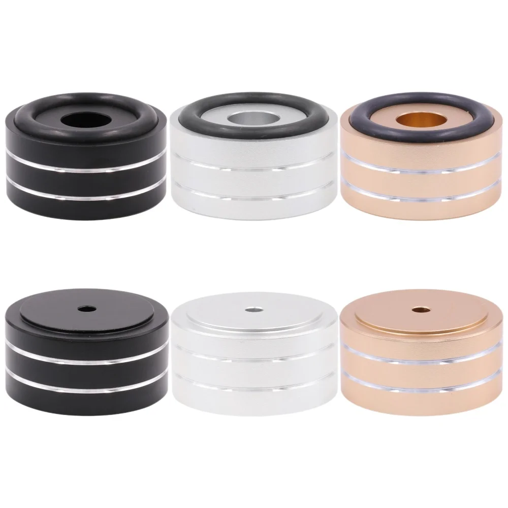 40mm * 20mm Obrabiane solidne aluminiowe nóżki AMP Obudowa PC Obudowa głośnikowa Izolacja Podstawa stojaka DAC Podkładka pod gramofon Stożkowy amortyzator — zdjęcie produktu 7