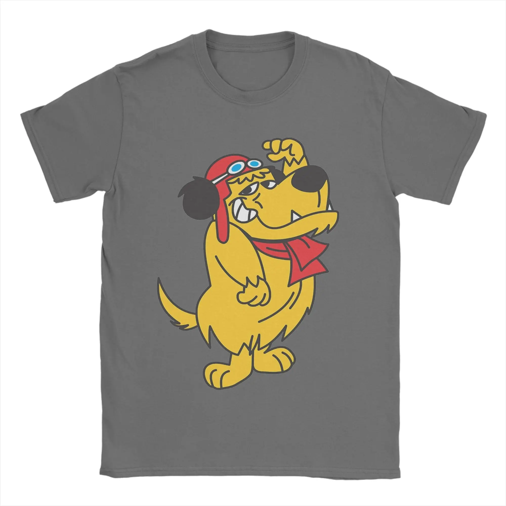 Creative Wacky Races Muttley Cartoon T-Shirt Men O Neck Cotton T Shirts  Short Sleeve Tees 4XL 5XL Clothing