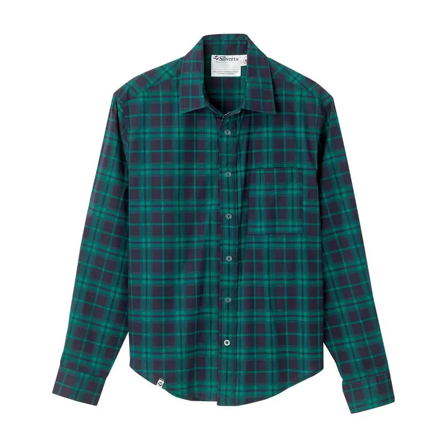 

Самоодевающиеся магнитные пуговицы, адаптивная клетчатая классическая рубашка