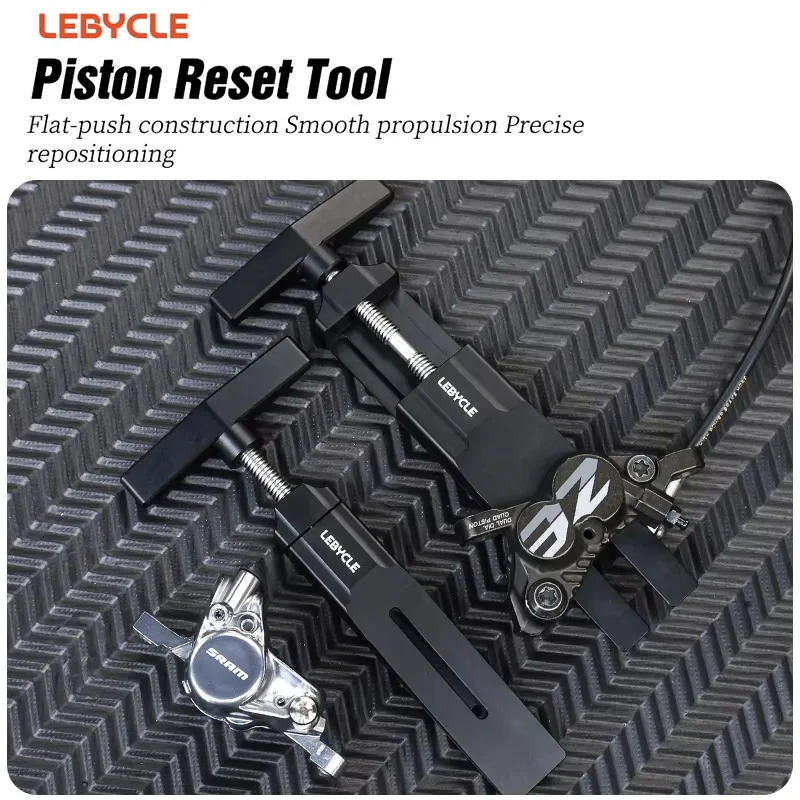 LEBYCLE Kolbenrückstellwerkzeug Fahrrad-Bremssattel-Kolbenpresswerkzeug für 2-Kolben- und 4-Kolben-Bremssättel von SHIMANO/SRAM Fahrrad-Kolbenwerkzeug
