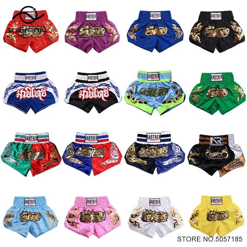 

Muay Thai Shorts Kick Boxing Training Shorts 2025 New Cage Fighting Kickboxing Pants Men Women Kids Gym Martial Arts Clothing