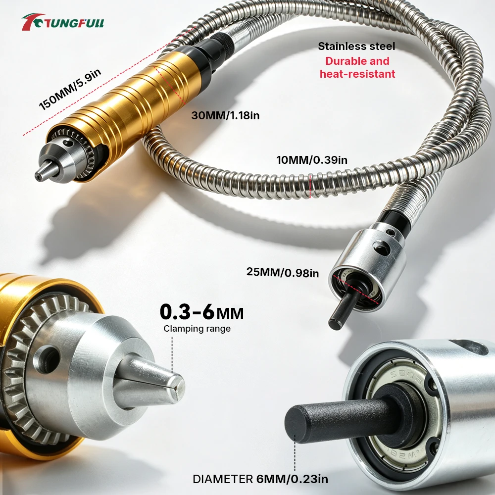 Flexible Shaft Handpiece For R - огляд і ціна Flexible Shaft Rotary Tool Extension Chuck