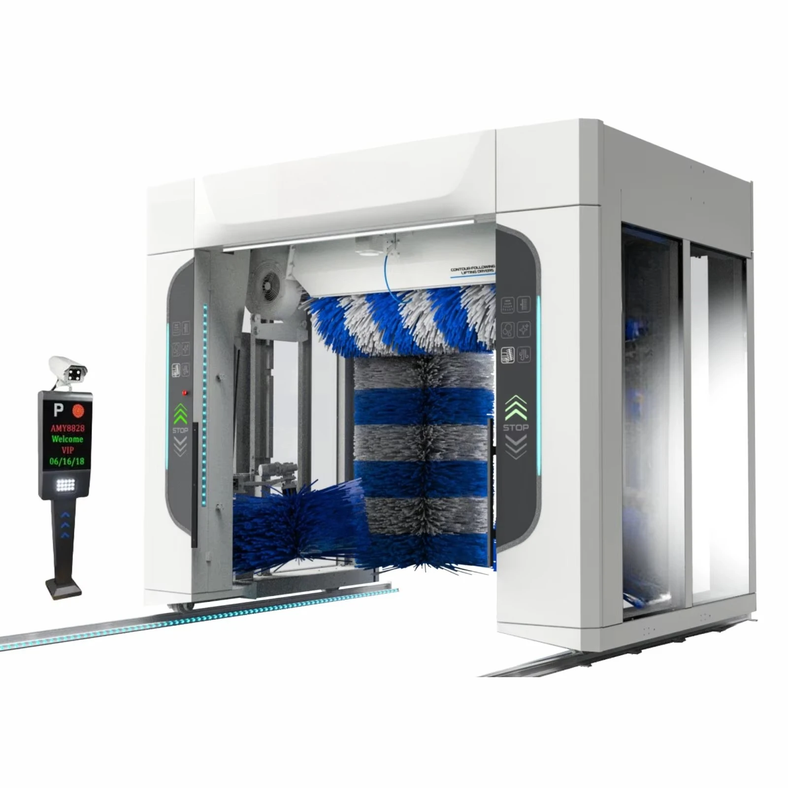 Latest Model Electric Water Pressure 100-150bar Automatic Car Wash Machine with Swipe Card/Sweep Code Payment