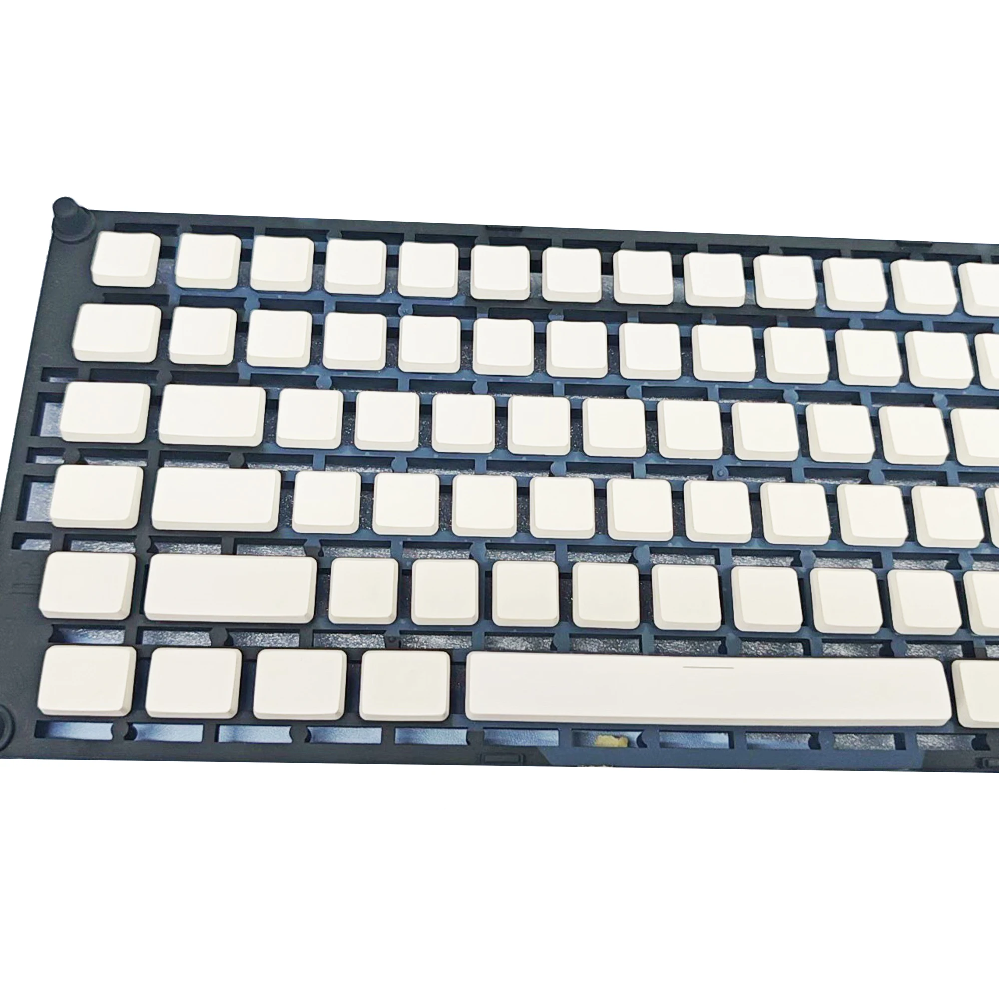 White ABS 115 keys Blank Keycaps Compatible with Keychron Pro Max Low Profile MX Mechanical Keyboard DIY