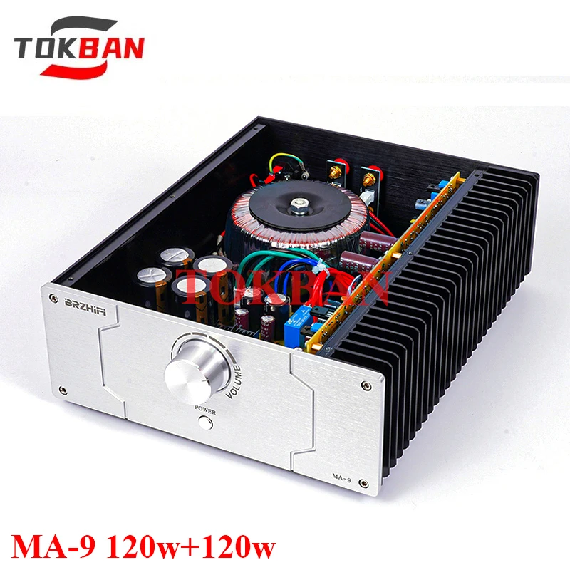 Tokban MA-9 Power Amplifier 120w*2 High Power Marantz Fully Symmetrical HDAM Circuit Architecture HIFI Class AB Amplifier Audio