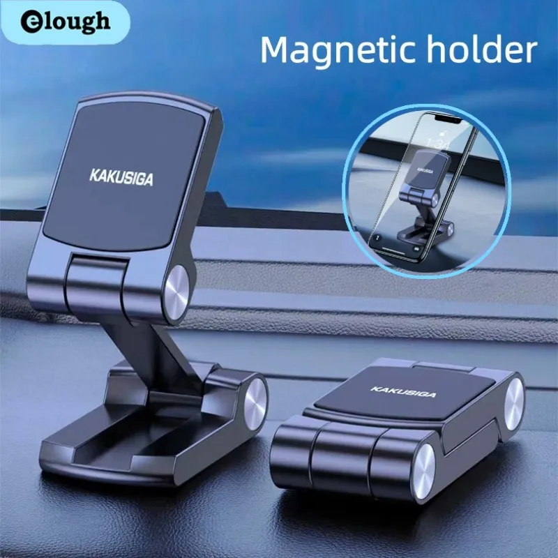 Magnetic Car Phone Holder Foldable 225° Rotation Magnet Phone Mount for iPhone Xiaomi in Car Mobile Cell Phone Holder Stand