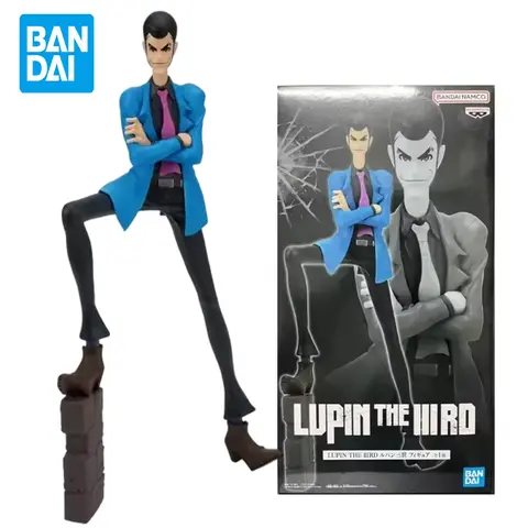Original BADNAI Banpresto LUPIN THE III RD Lupin III Blue Jacket The Woman Called Fujiko Mine Anime Action Figure Model Toy Gift