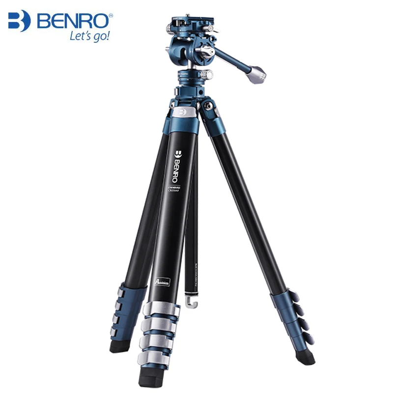 Benro Bluebird CB258CK CB259AFK CB259CFK Carbon Fiber Video Tripod Kit with Fluid Head Twist max load 4.5kg