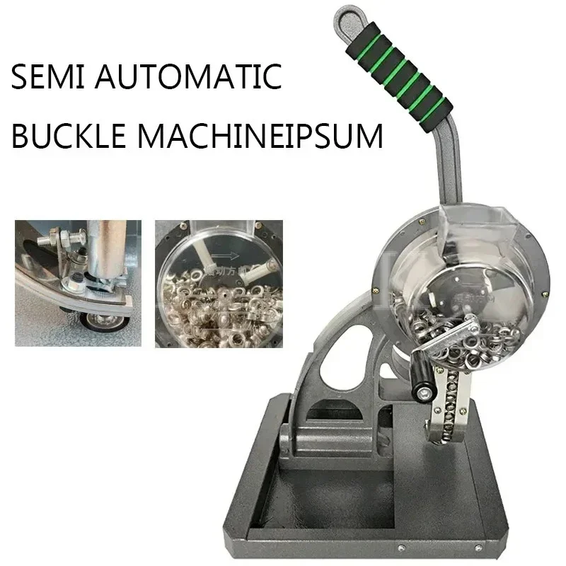 

Semi Automatic Buckle Machine Manual Buckle Machine Equipment Advertising Banner Spray Painting Cloth Leather Punching Machine