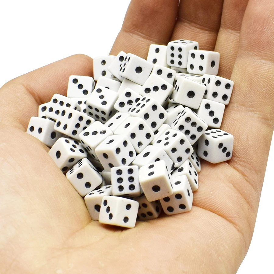 200 قطعة 8 مللي متر نرد زاوية مربع صغير |   لوازم الألعاب المرقمة |   مثالية لألعاب الطاولة وأنشطة الحفلات والدعائم اليدوية اليدوية