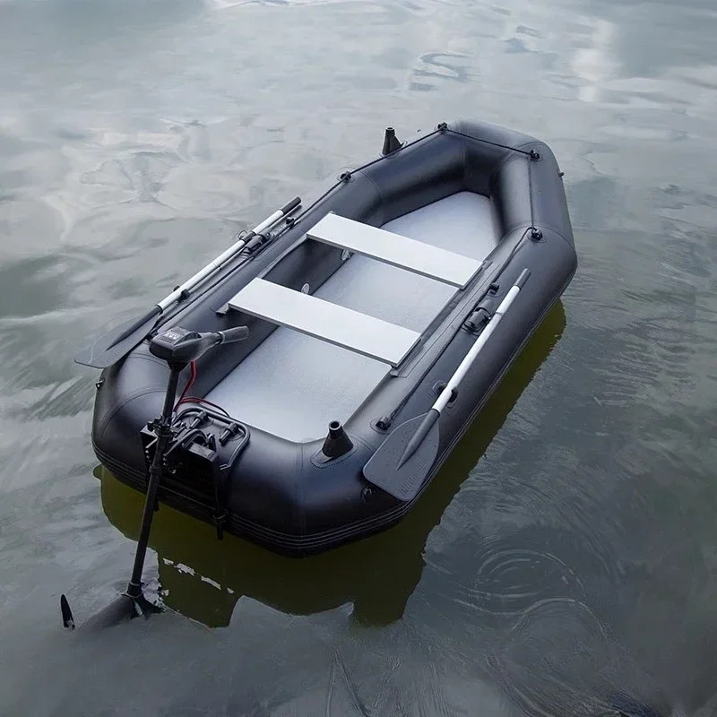 Fishing boat Luya wire raft fishing boat inflatable portable mesh rubber boat