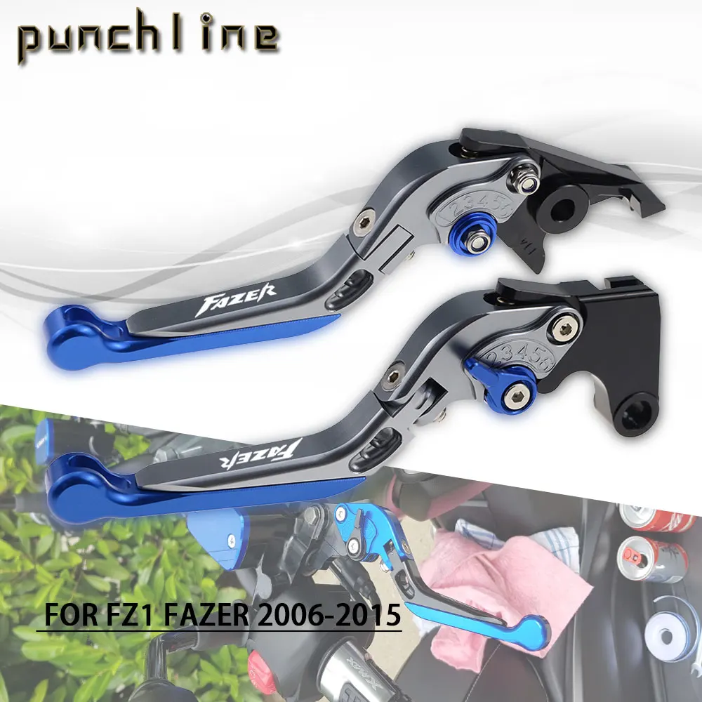 

Fit For FZ1 FAZER 2006-2015 Folding Extendable Brake Clutch Levers FZ 1 FAZER Motorcycle CNC Accessories Adjustable Handle Set