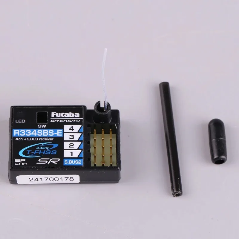 

FUTABA R334SBS-E T-FHSS SR Receiver 7PX Short Antenna Version Vehicle Dual Leaf Cargo Remote Control