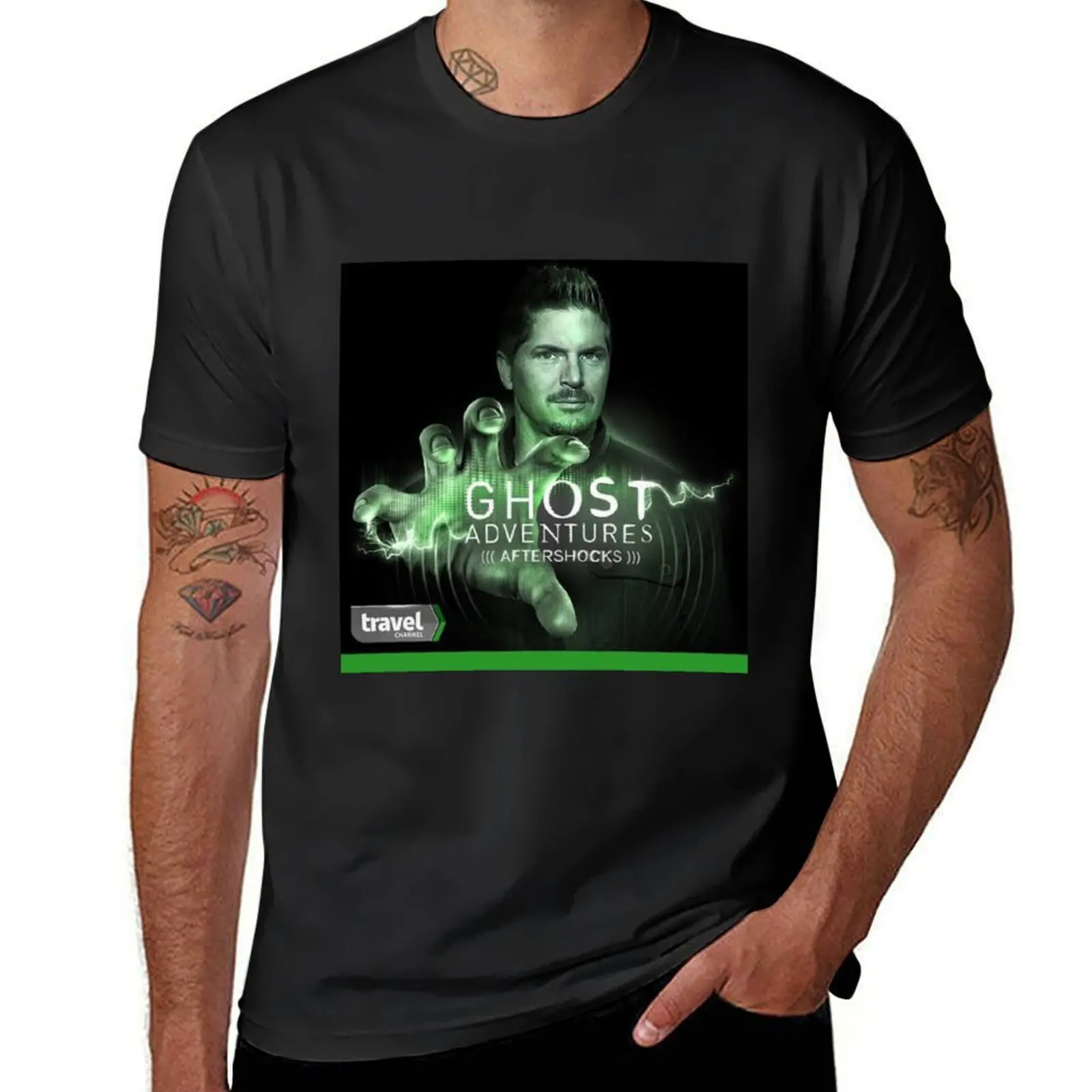 Ghost Adventures Travel Channel T-Shirt summer tops vintage clothes plus size tops oversized t shirt men