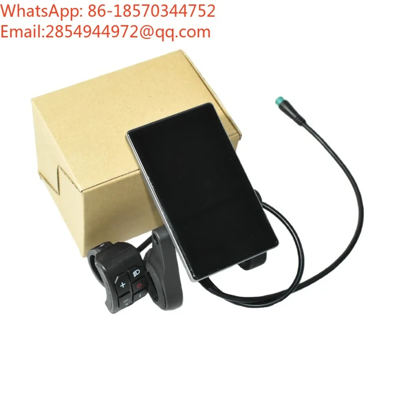 24V-72V Electric Bicycle LCD Four-inch Liquid Crystal Display Instrument 818Vertical Screen with Light Sensing System NFC Switch
