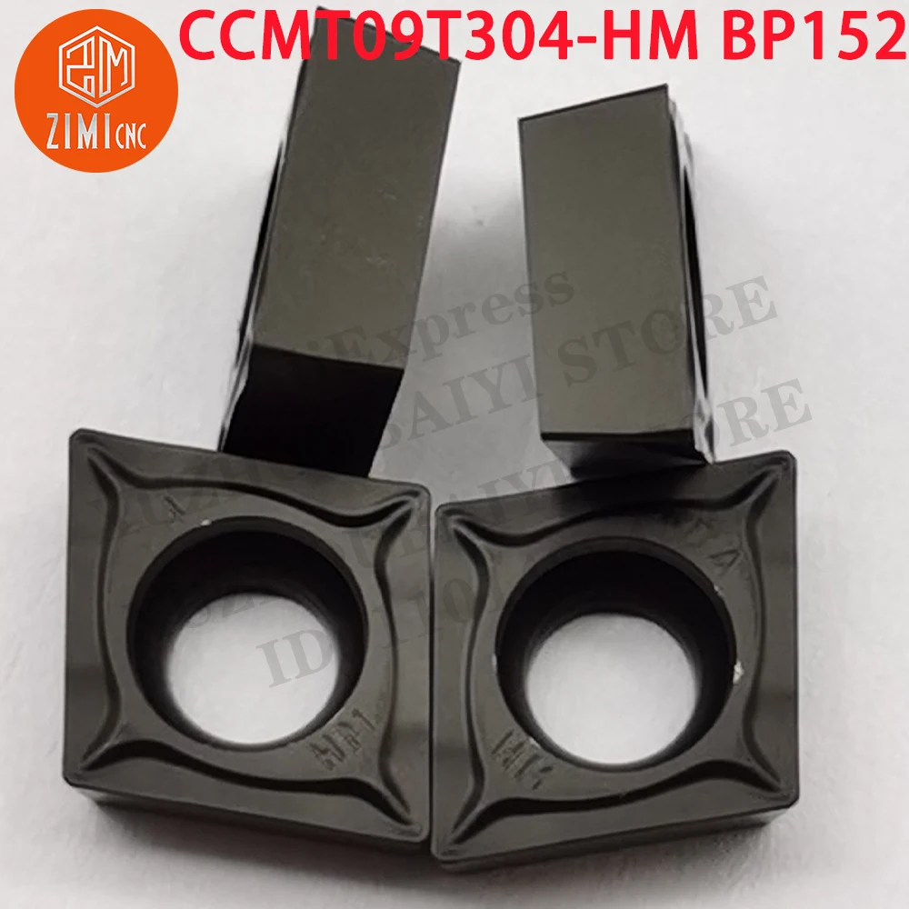 CCMT09T304-HM BP152 CCMT09T304-HM เม็ดมีดคาร์ไบด์ เครื่องกลึงโลหะ เครื่องมือซีเอ็นซี ใบมีดคัตเตอร์เครื่องกลึง การตัดเชิงกล เม็ดมีดกลึง