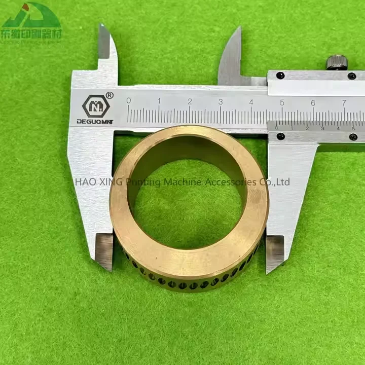 Printing Machinery Parts Copper Bushing Offset Printing Accessories Copper Sleeves for Man Roland Water Roller Copper Sleeve