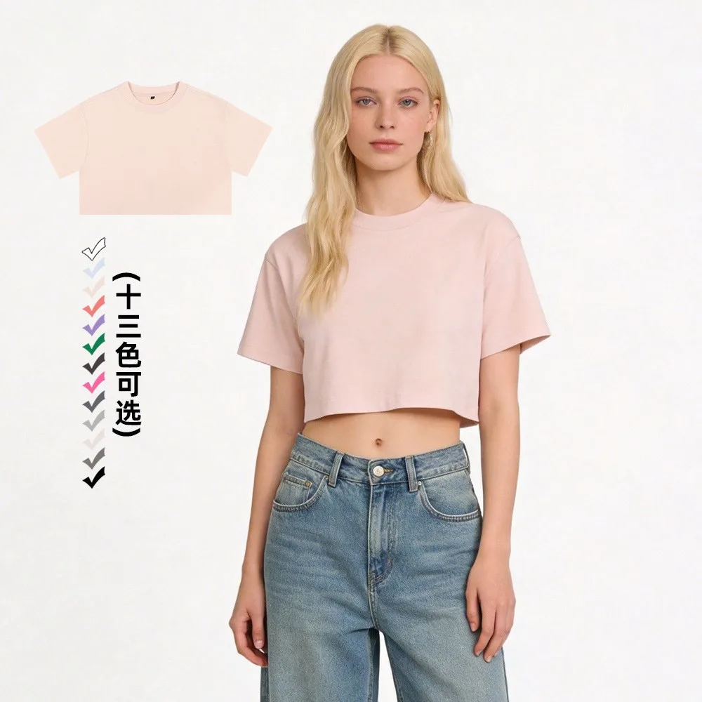 Short Sleeve T Shirt Women For Woman Oversize Cotton T Shirts Drop Shoulder Tee Summer Black White Grey Top T-shirt Clothing