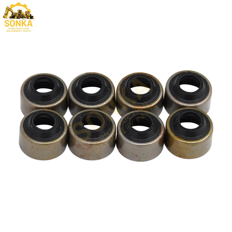 

1C010-13150 16241-13150 8PCS Valve Stem Seal Compatible with Kubota Engine D1105 D1005 D905 D1305 V1305 V1505 V3300 V3600 V3800