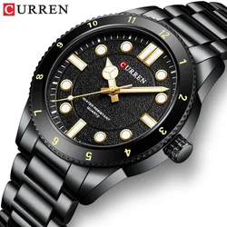 CURREN 8450 Fashion Men's Quartz Watch Sports Stainless Steel Waterproof Luminous Business Simple Watches for Men reloj hombre