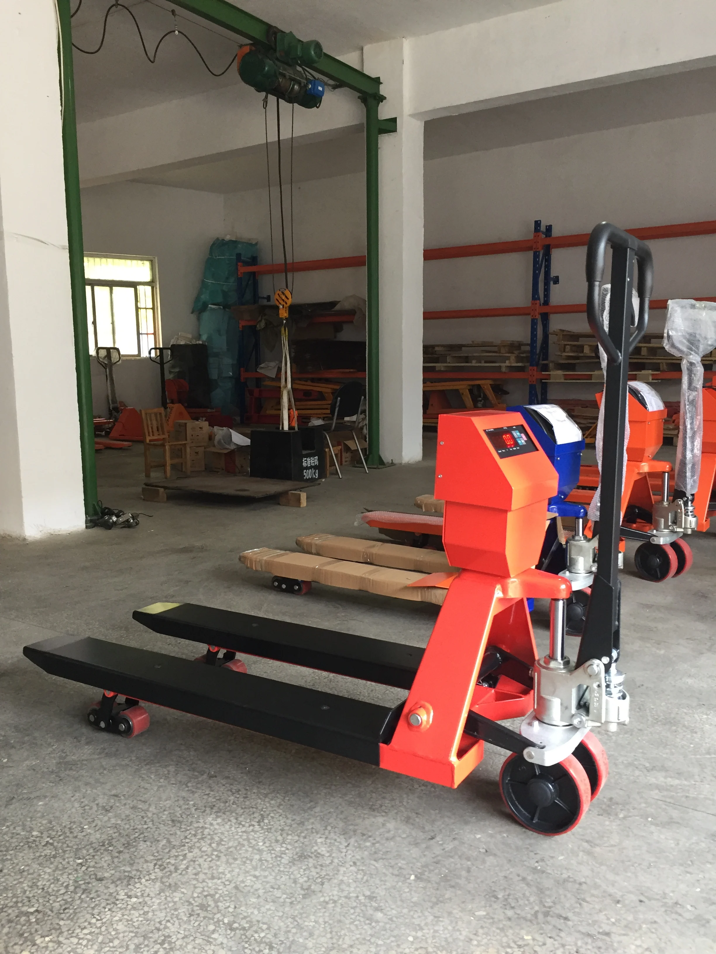 Factory Price CBY-20S 2ton Manual Hydraulic Pallet Truck with Scale and Printer Hand Pallet Truck