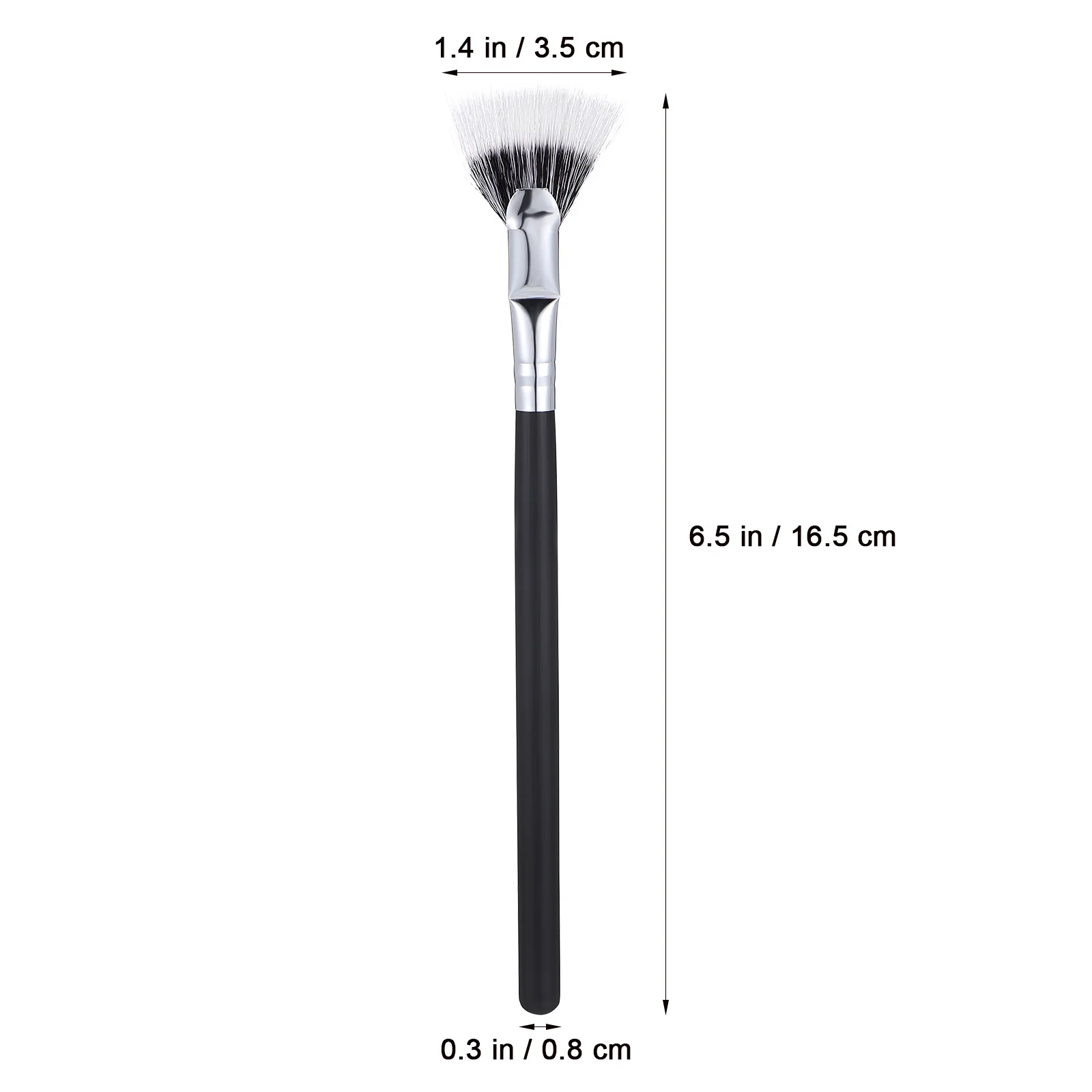 3 pezzi manico in legno spazzole a ventaglio per ciglia spazzola per ciglia a forma di ventaglio applicatore per mascara senza macchie strumento di separazione di precisione