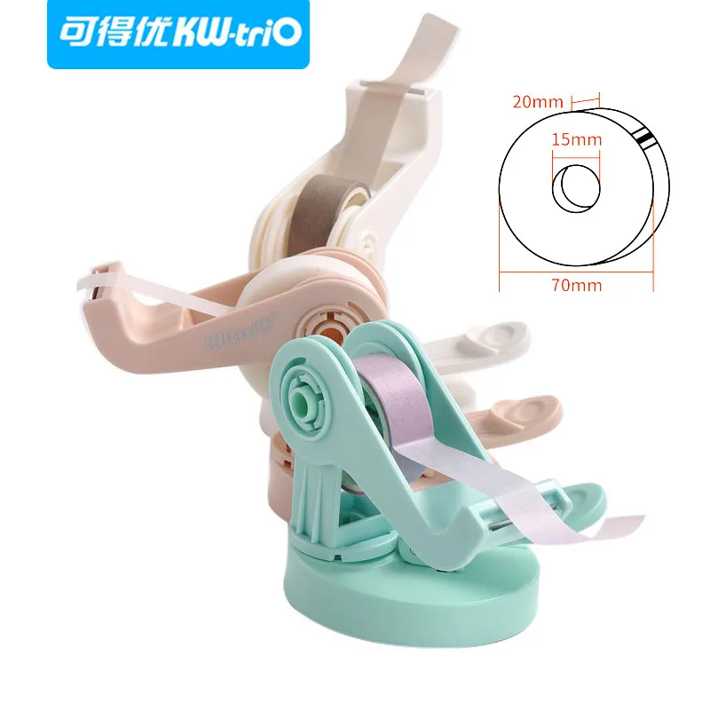 

KW-triO Tape Cutter Tape Tool Tape Holder Base Tape Dispenser School Supplies Office Stationery