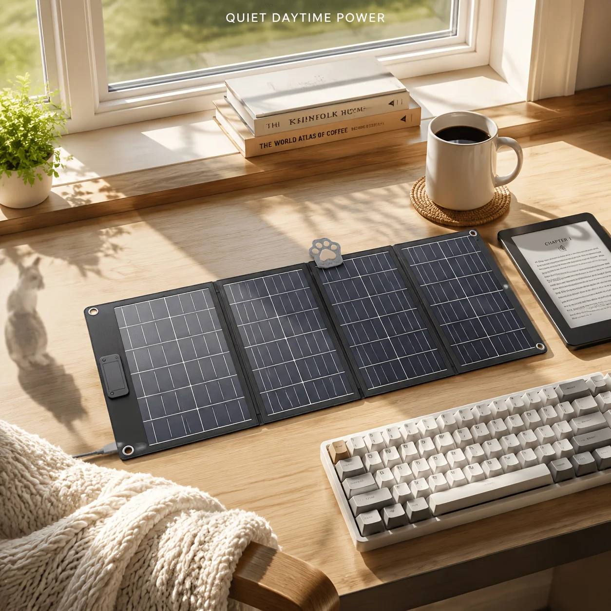 1000W solar panel, folding portable USB charger, small emergency power for mobile phones and tablets