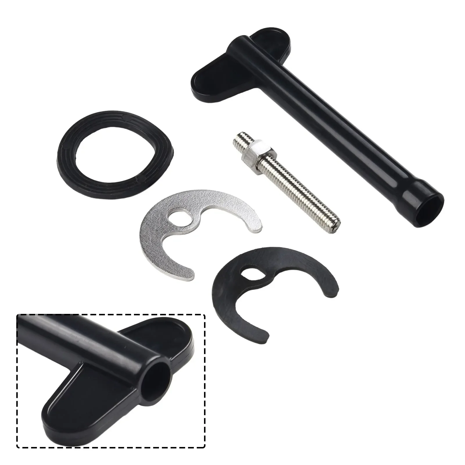 Kit Tap Faucet Fixing Fitting Kitchen Home Faucet Repair Set Tool Bolt Washer Wrench Plate Accessories Practical