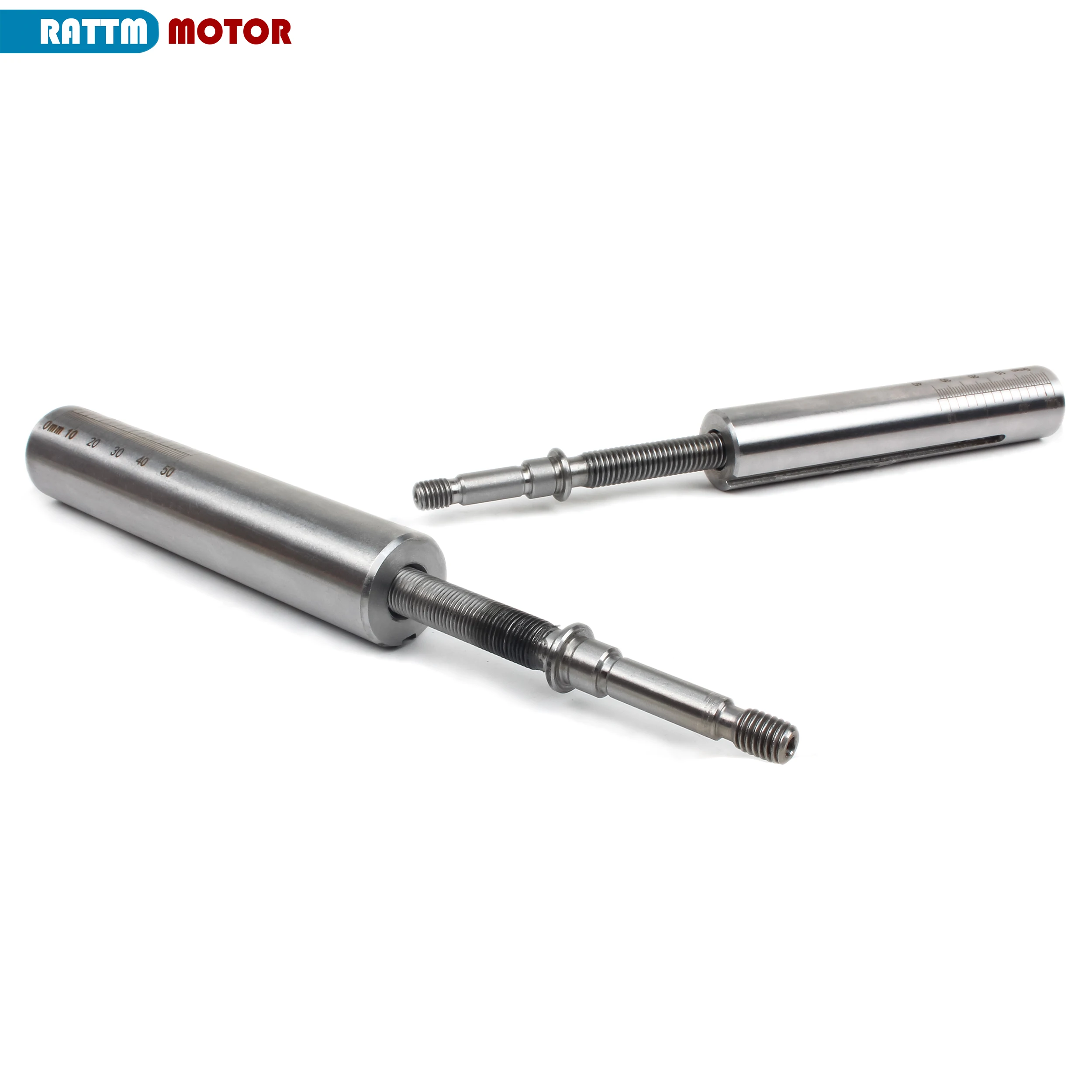 Lathe Accessories MT2 Tailstock Sleeve with Lead Screw, suitable for WM-210V / MX-210V / CD-210 or CJ 0618 lathes