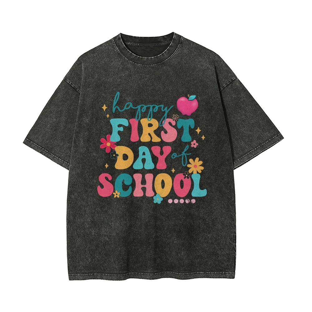 

Happy First Day of School Shirt, Teacher Gifts, Back to School Gift, 1st Day of School Gift, Shirt for Teachers