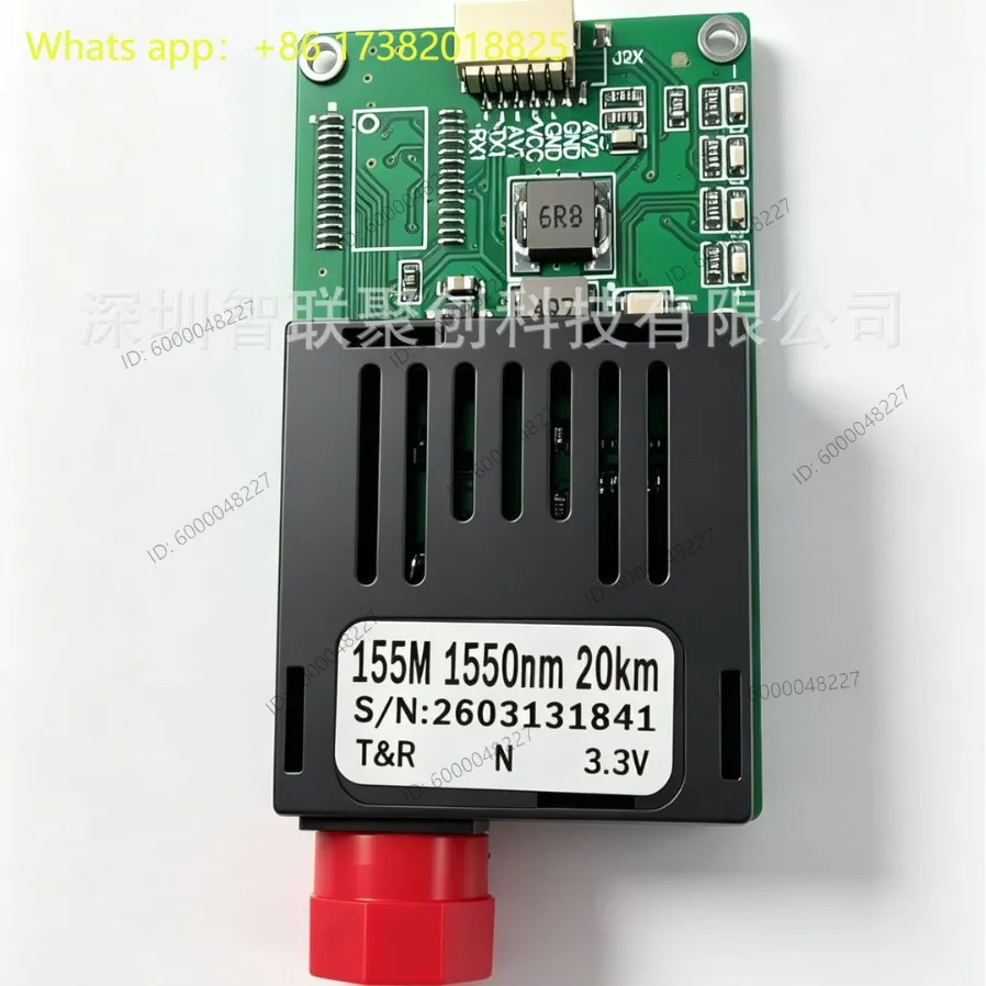 FPV fiber optic module 1 channel video optical transceiver TTL SBI/CRSF/Sky + Gound 5-40V input