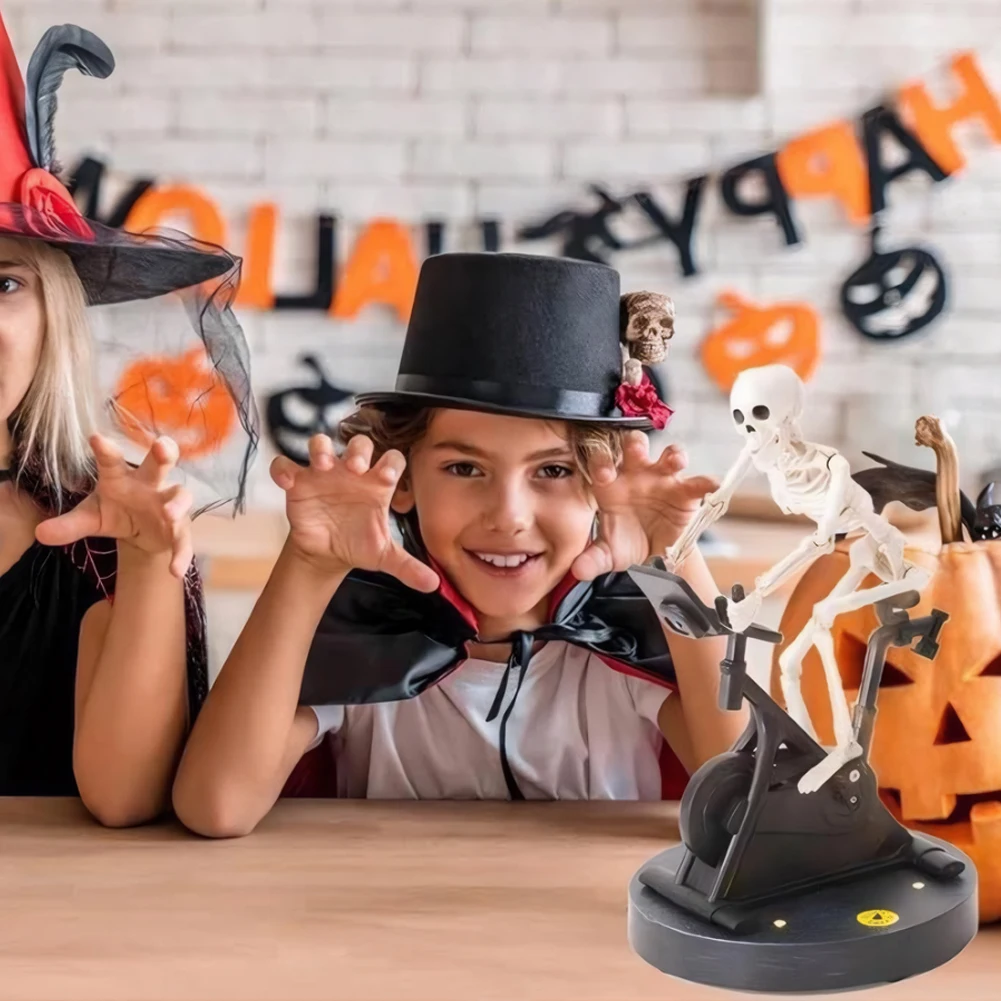 Scheletro in resina Scheletri per bici Statua Decorazioni scheletro di Halloween Decorazioni di Halloween