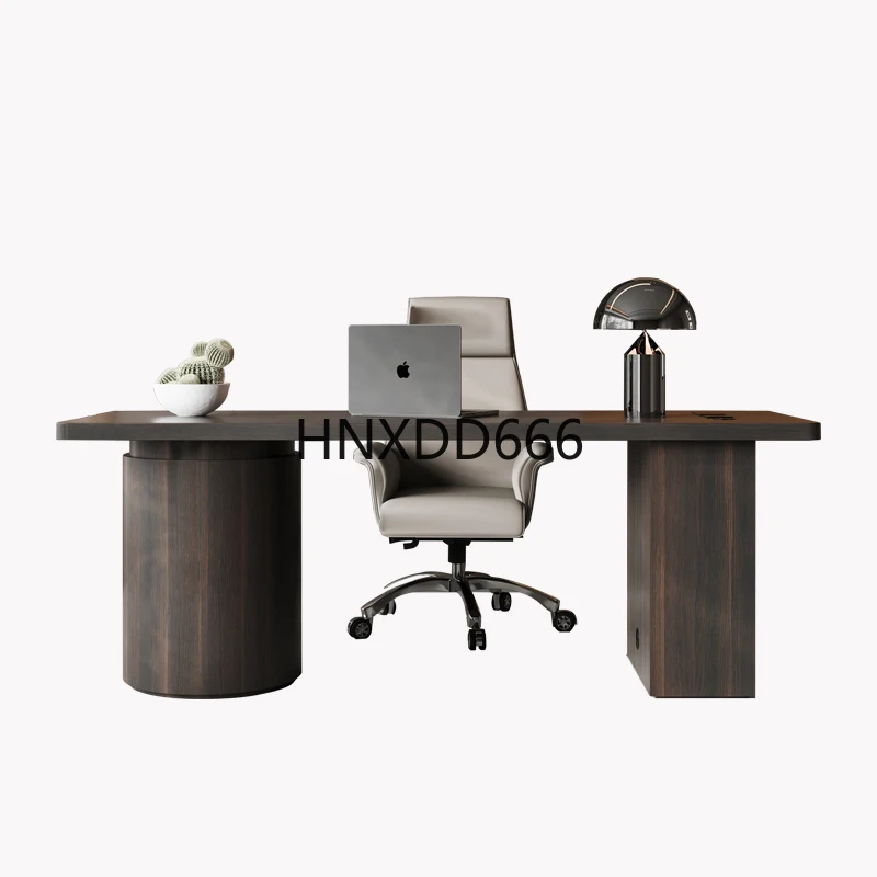 

Italian minimalist study living room computer desk high-end desk