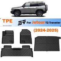 For Jetour T2 Traveler 2024 2025 2026 Floor Mats Trunk Mats All Weather Waterproof Anti-Slip Front Rear Cargo Liner Foot Pads
