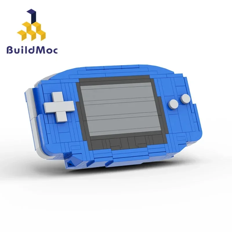 BuildMoc Handheld Games Console Building Blocks Set Mini Assemble Controller Machine Bricks Toys For Children Birthday Xmas Gift