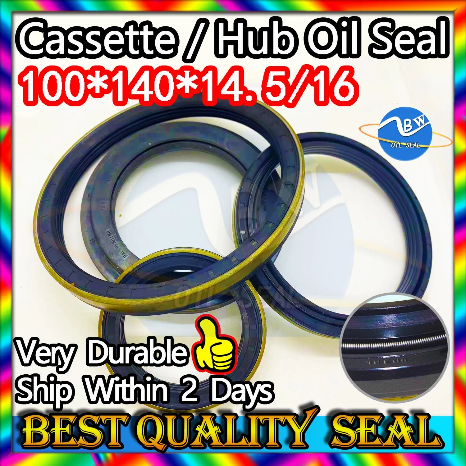 

Cassette Oil Seal 100*140*14.5/16 Hub Oil Sealing For Tractor Cat High Quality 100X140X14.5/16 Center Joint Gasket Nitrile