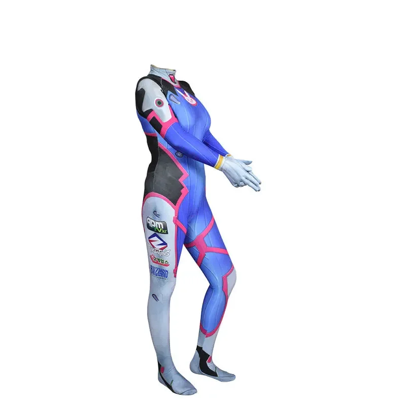 D.Va cosplay ow game costume girls women Zentai catsuits DVA Classic skin superhero Halloween bodysuit kids