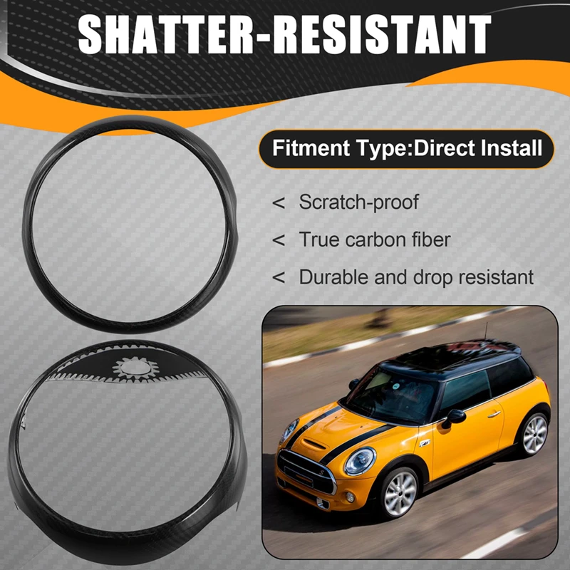 

Car Tachometer Trim Ring Instrument Panel Dashboard Modification Cover For BMW MINI Cooper S R55 R56 R57 R58 R59