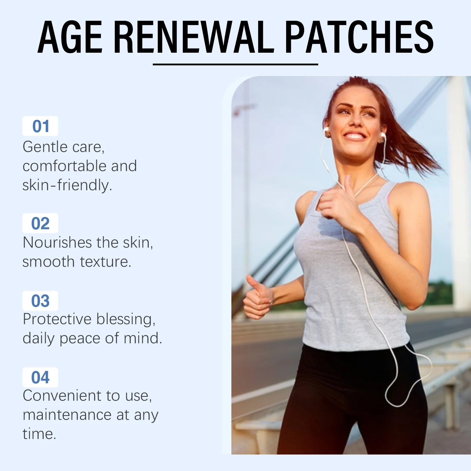 رقعة العناية بالجسم تغذي والعناية بالبشرة يوفر الراحة ويعزز حيوية الشباب وتحسين حالة البشرة، رقعة محمولة