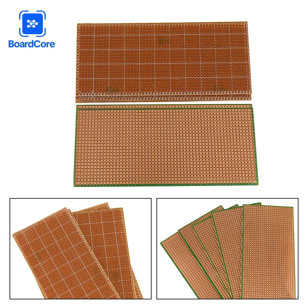 5/10/25PCS Single Sided Prototype DIY Universal Printed Circuit PCB Board Protoboard 6.5x14.5CM Experiment Matrix Circuit Boards