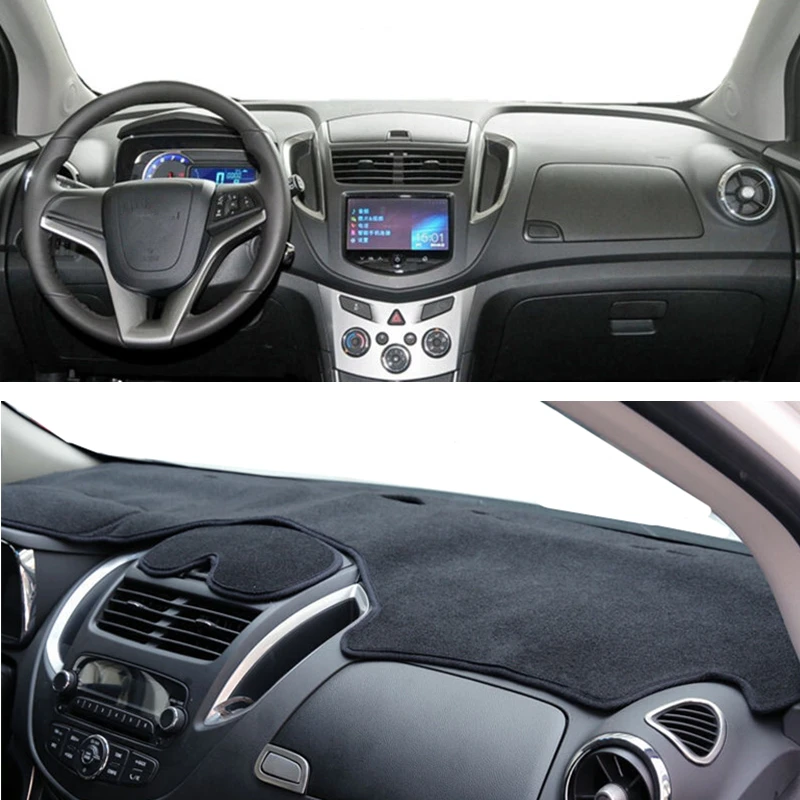 

Для Chevrolet Trax Tracker Holden 2013 2014 2015 2016, автомобильный коврик для приборной панели, коврик для приборной панели, солнцезащитный коврик, аксессуары для защиты ковров