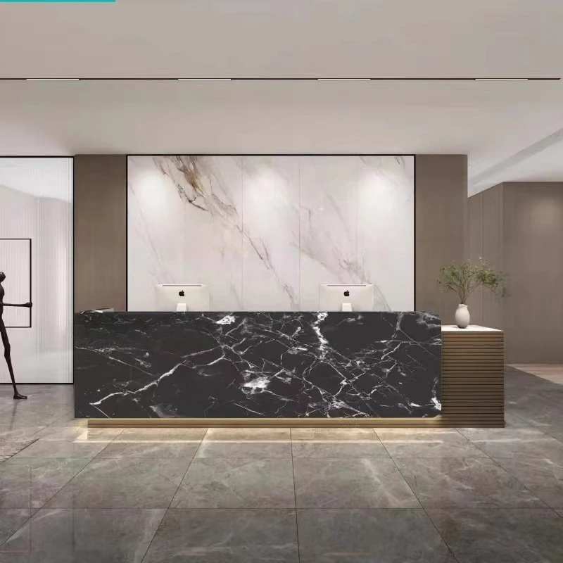 

Роскошная элегантная стойка ресепшн для кафе, парикмахерской, салона красоты, современная стойка-кассир, офисная мебель