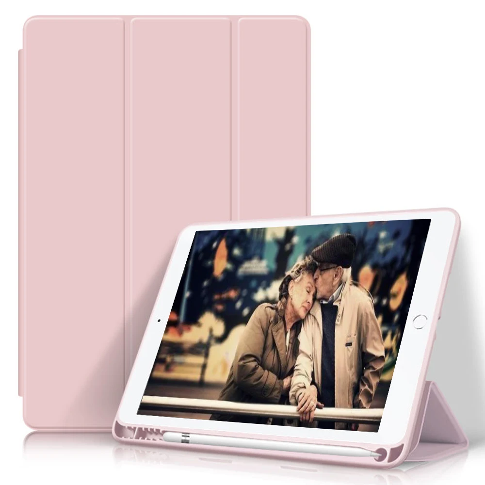 

For New iPad Air 4 Pro 11 10.2 2020 2021 Cover For iPad Air 3 10.5 9.7 2018 6th 7th 8th 9th Generatio shell mini With pen case