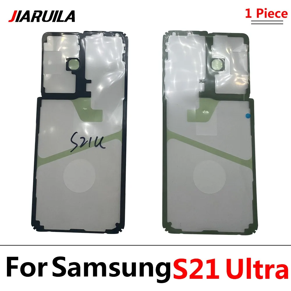 Adesivo impermeável para samsung s23, s21, s20 ultra, s21 fe, s21 plus, tampa da bateria, fita adesiva